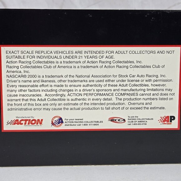 Davey Allison #1 1:24 Scale Stock Car Limited Edition Adult Collectible Sponsors - Picture 14 of 15